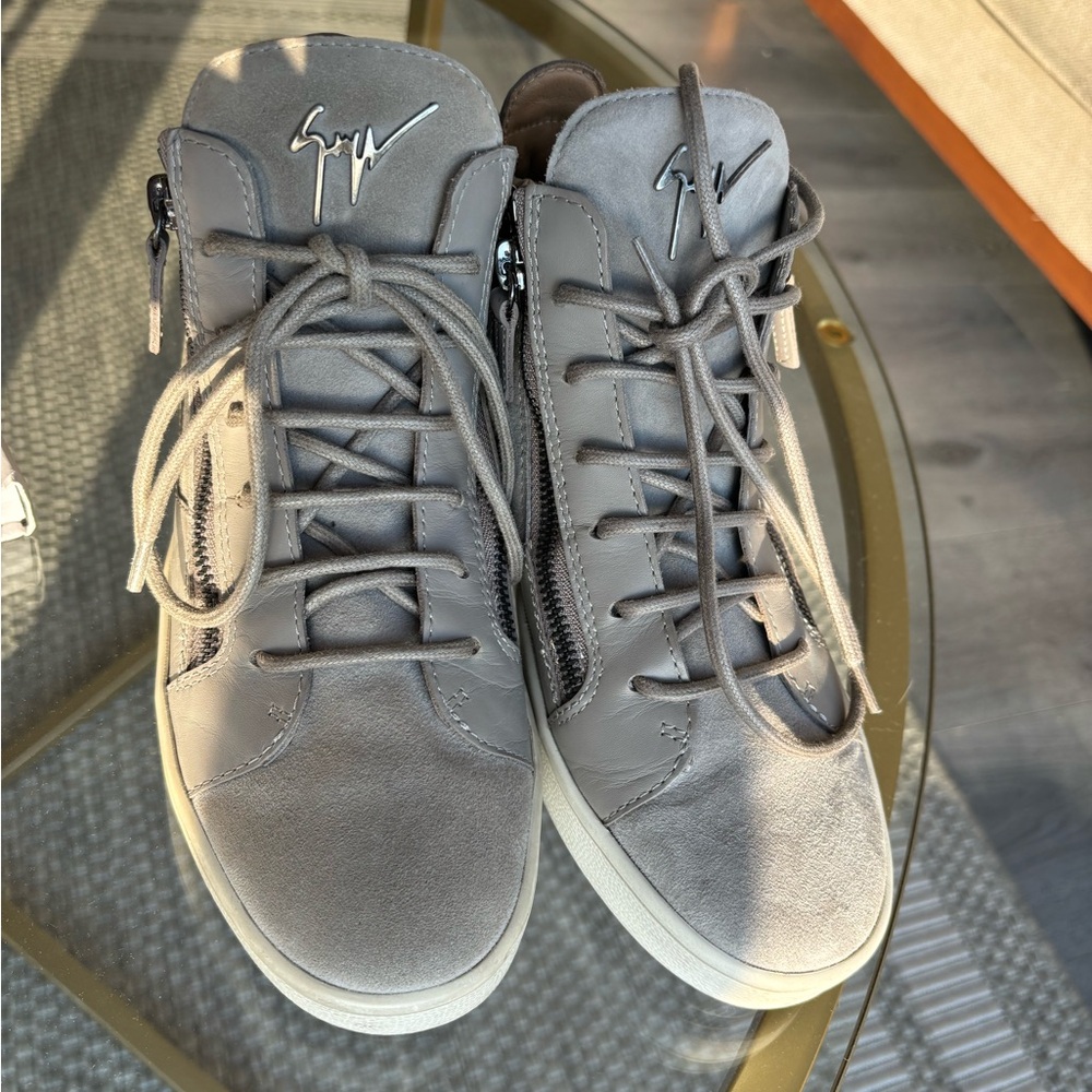 Giuseppe Zanotti Gray Sneakers